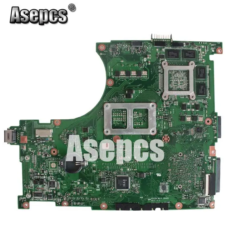 Asepcs N56VJ / N56VM Материнская плата ноутбука для Asus N56VZ N56V Тестовая оригинальная