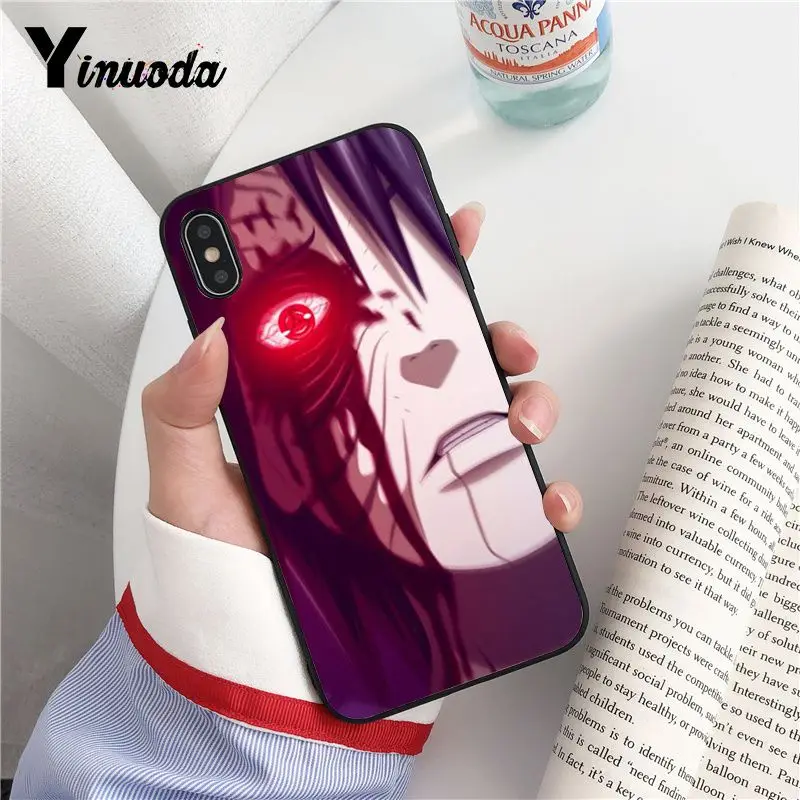 Чехол Yinuoda Naruto Itachi Uchiha для iPhone 6S 6plus 7 7plus 8 8Plus X Xs MAX 5 5S XR Fundas Capa | Мобильные телефоны и
