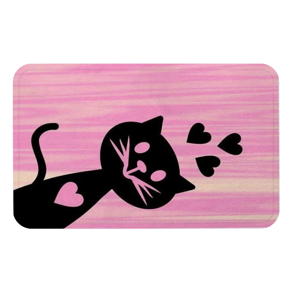 Кошачий коготь мультфильм Китти Поп Арт классный коврик для ванной декоративные