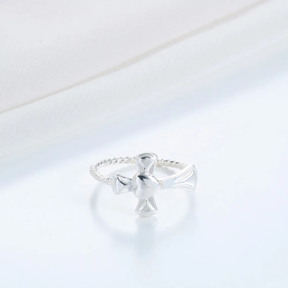 Оптовая продажа женские кольца с крестом Иисуса религиозные этические украшения