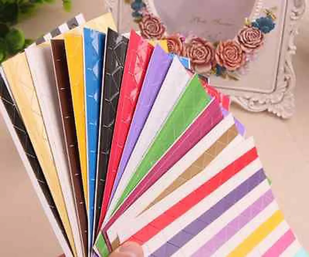 408pcs Transparent top + coffee base Color Cute Self-adhesive Photo Corner Stickers scrapbook album new | Игрушки и хобби