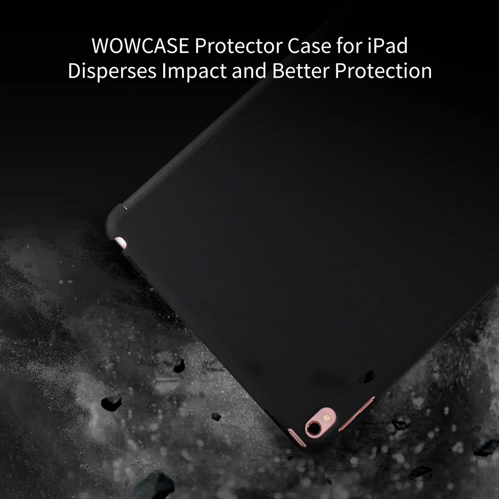 WOWCASE кожаный чехол для iPad Pro 12 9 2015/2017 Smart Sleep Auto Wake up Tri fold задняя крышка дюймов Funda