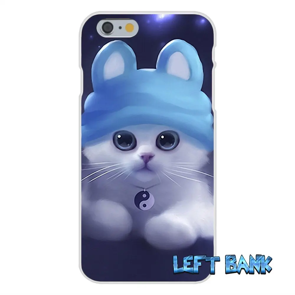 Ying yang cat Мягкий Силиконовый ТПУ Прозрачный чехол для Samsung Galaxy Note 3 4 5 S4 S5 MINI S6 S7 edge |