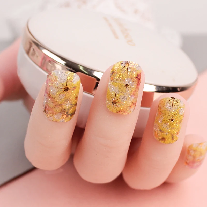 5pcs Nail Stickers Sets Flower Decals Water Transfer Fingernail Decoration | Красота и здоровье