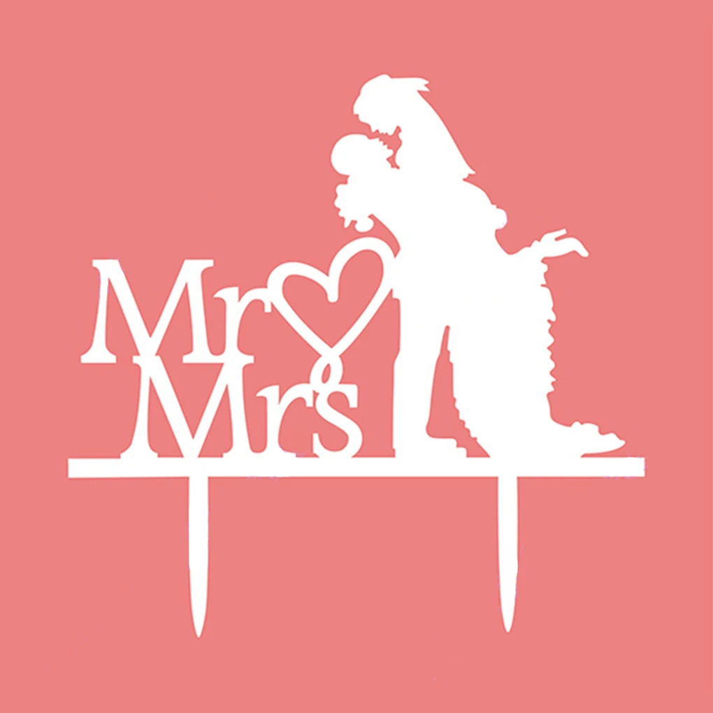 Алфавит MR MRS Торт Свадебный торт украшение карты вставленные торты вечерние