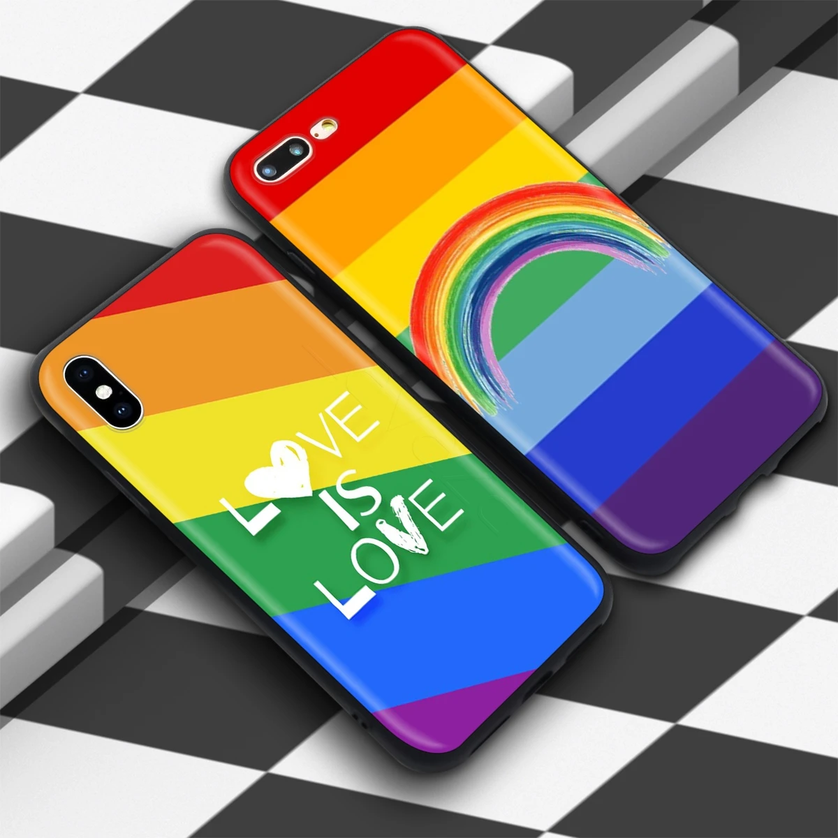 Радужный чехол Lavaza для геев и лесбиянок ЛГБТ iPhone 12 mini 11 Pro XS Max XR X 8 7 6 6S Plus 5 5s