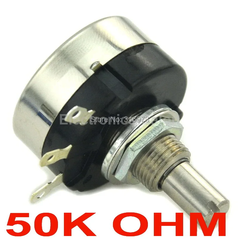 Вращающийся проволочный потенциометр RA25Y20S B503 COSMOS TOCOS 50K OHM 1 2 Вт с панельным