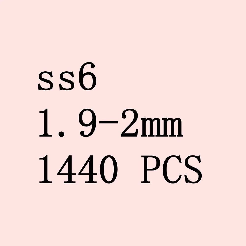 ss6 2mm Стразы для дизайна ногтей светлый топаз цвет мини точечный Кристалл камни свободные бусы со стразами DIY украшения для ногтей - Цвет: ss6 2mm
