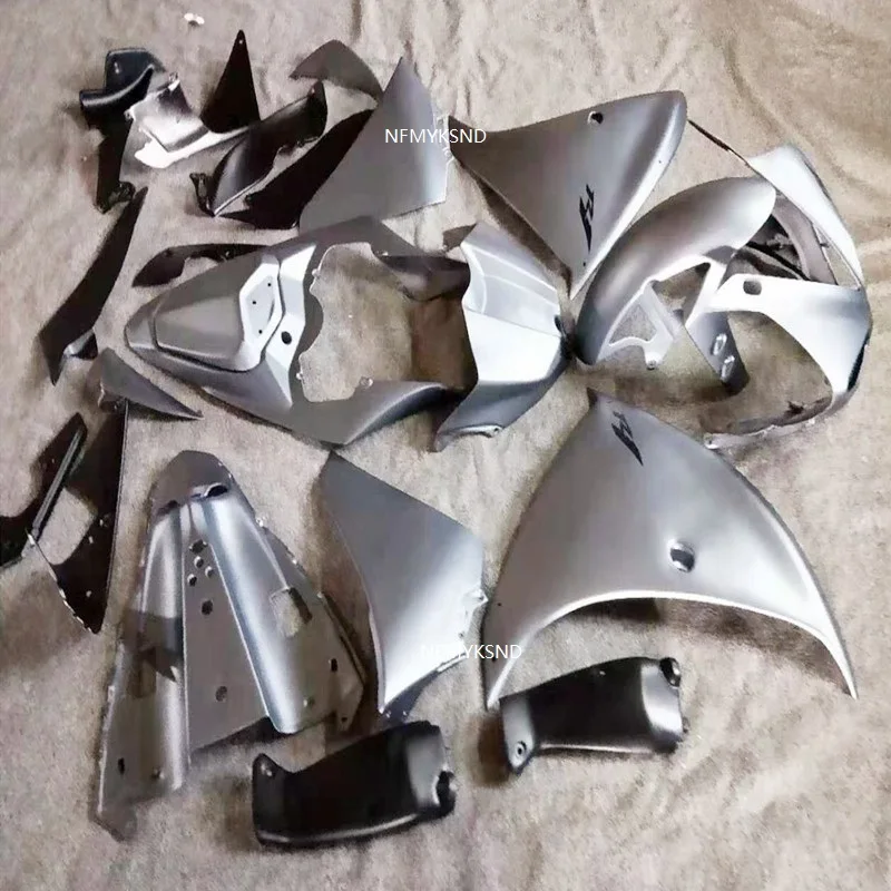 Комплект обтекателей для мотоцикла YAMAHA gray YZFR1 09 10 11 YZF R1 2009 2010 2011 Блестящий ABS серый