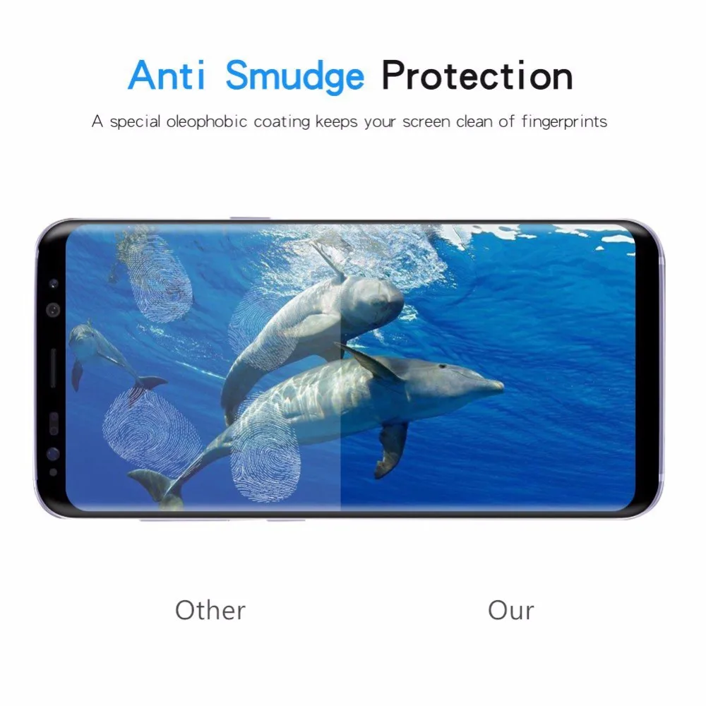 3D Curved Full Cover Screen Protector For Samsung Galaxy s9 Case Friendly Tempered Glass S9 Plus with Package | Мобильные телефоны