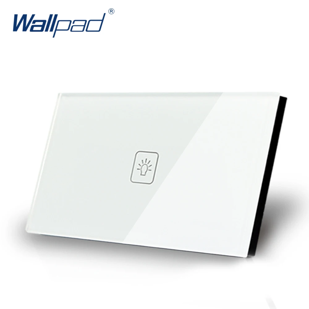 

Дверной звонок Wallpad US/AU стандартный сенсорный выключатель AC 110 ~ 250 В Белый настенный выключатель света 110-250 В