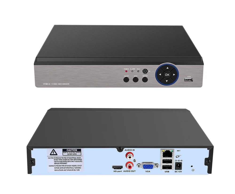 Камера видеонаблюдения 32 канала H.265 NVR 5 МП 4 1080P USB HDMI P2P ONVIF NVR|Видеорегистратор для