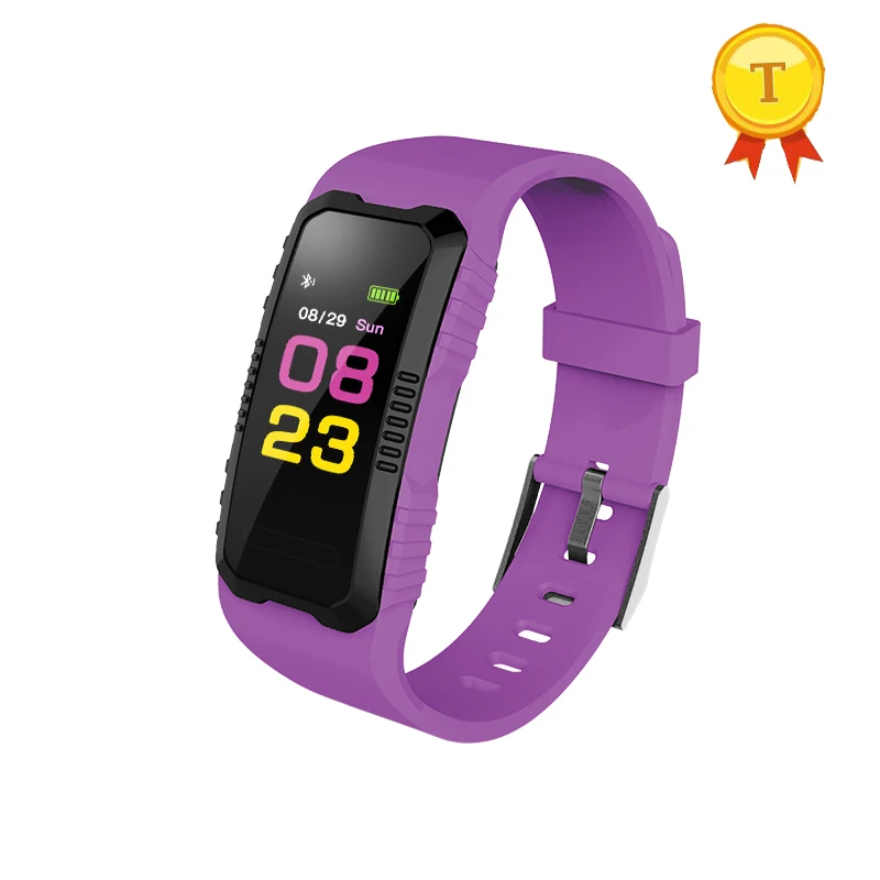 Новейший цветной фитнес-браслет с Android и ios Водонепроницаемый Фитнес-браслет