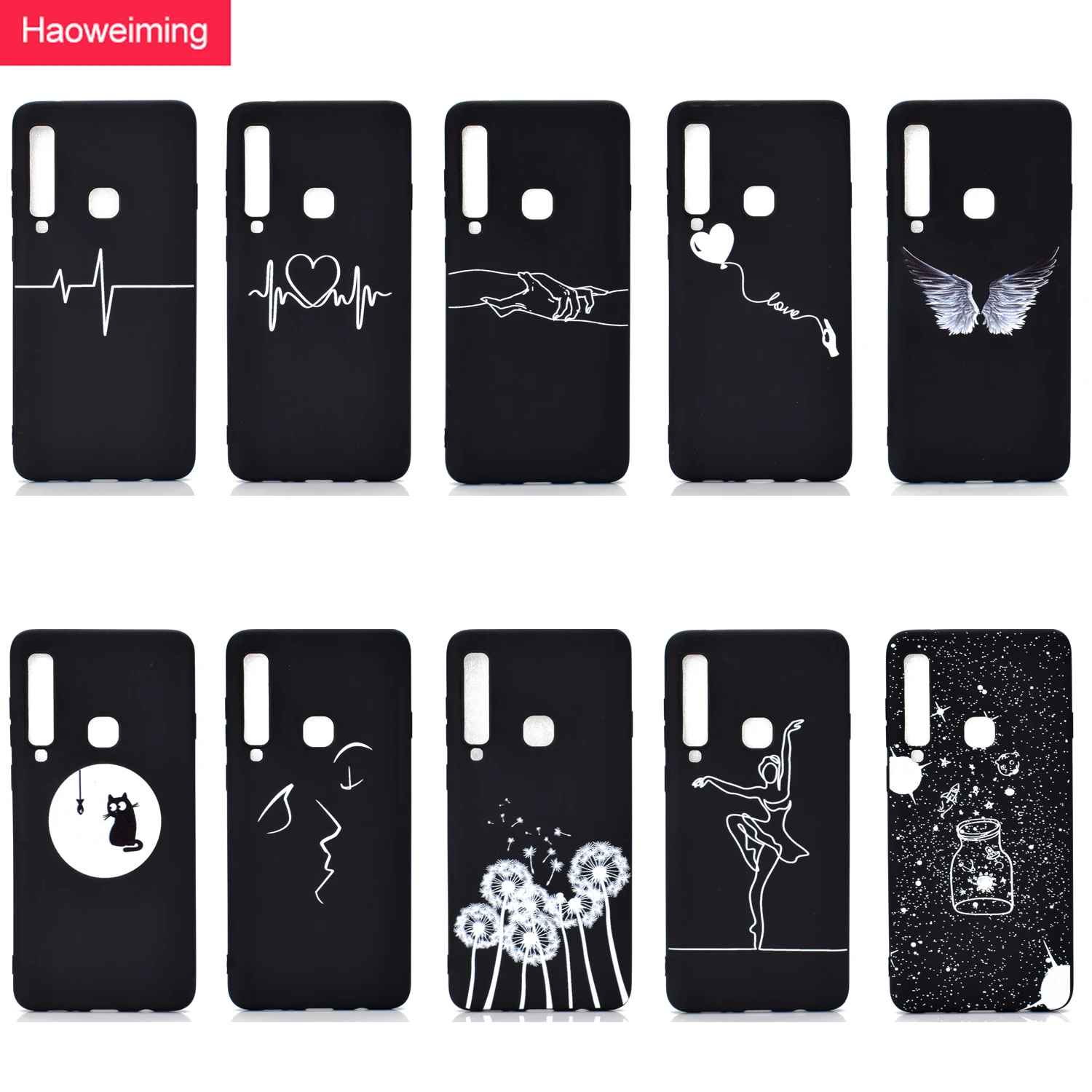 Космический Чехол для телефона huawei P20 Lite Pro прекрасный сердечный ритм Kiss чехол с