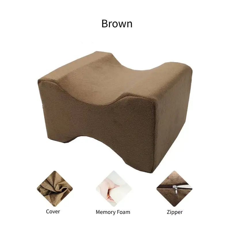 

BEYOND CLOUD Orthopedic Memory Foam Knee Wedge Pillow Sleeping Sciatica Back Hip Joint Pain Relief Leg Pad Support Cushion 011