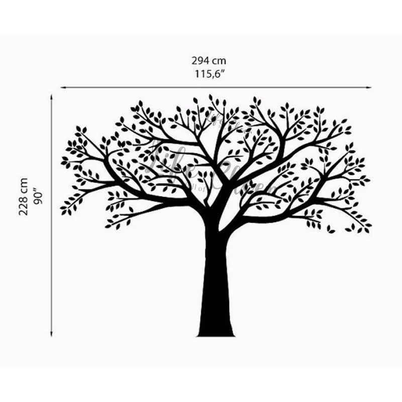 

Family Love Tree Wall Sticker Home Decoration Large Size Photo Trees Wall Decals Home Photo Display Tree Wall Art Murals AC251