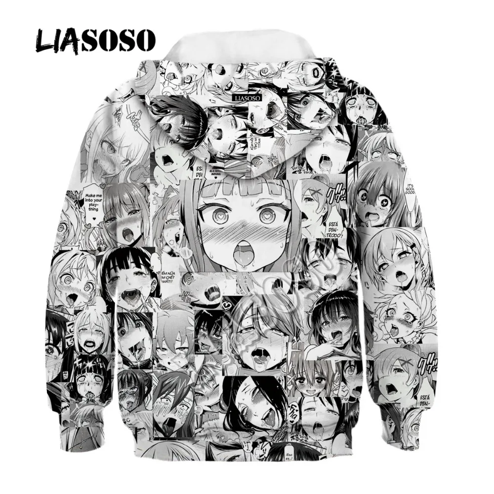 LIASOSO 2019 Pllover детей аниме мультфильм толстовки время приключений/Тоторо/Pokemon Kawaii