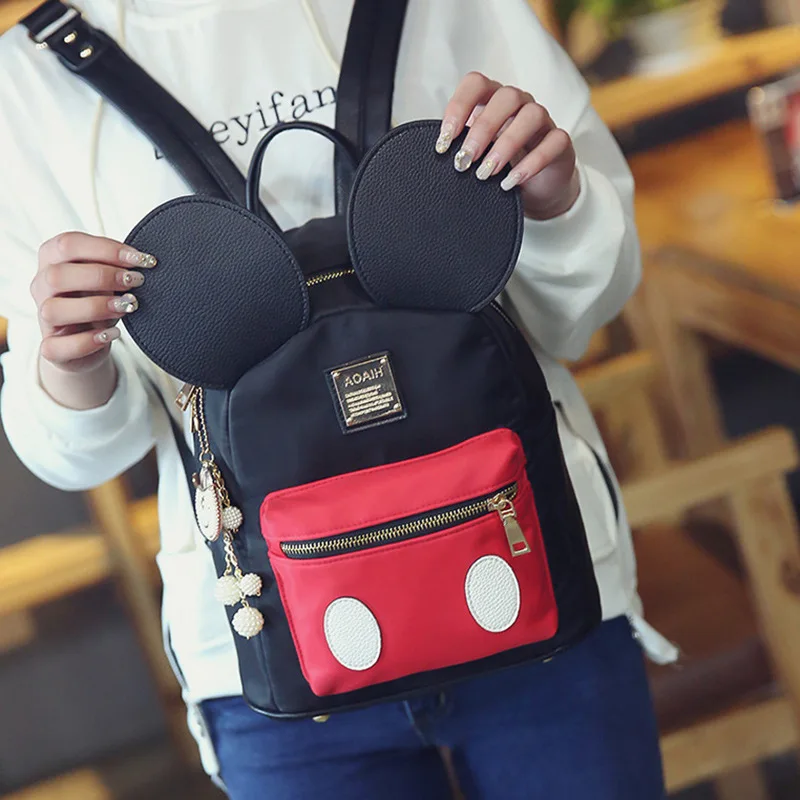 Disney Микки Маус леди мультфильм рюкзак для женщин Новинка года милая девушка студент сумка для школы