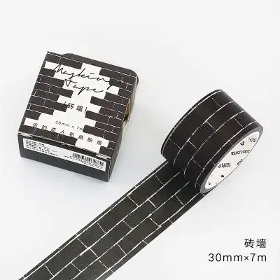 Модная молодежная васи лента DIY стикер s Скрапбукинг этикетка для маскирующей ленты наклейка канцелярские товары - Цвет: R