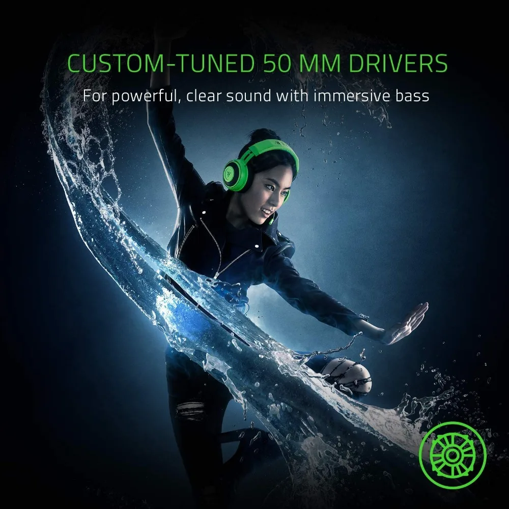 Игровые наушники Razer Kraken Tournament Edition с разъемом 3 5 мм работает ПК PS4 Xbox One