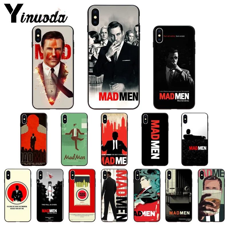 

Yinuoda American TV Series Mad Men Silicone Soft TPU Phone Case for Apple iPhone 8 7 6 6S Plus X XS MAX 5 5S SE XR Mobile Cover