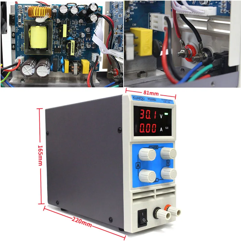 PS305D Регулируемый переключатель постоянного тока Питание 30V5A Мини DC лабораторный