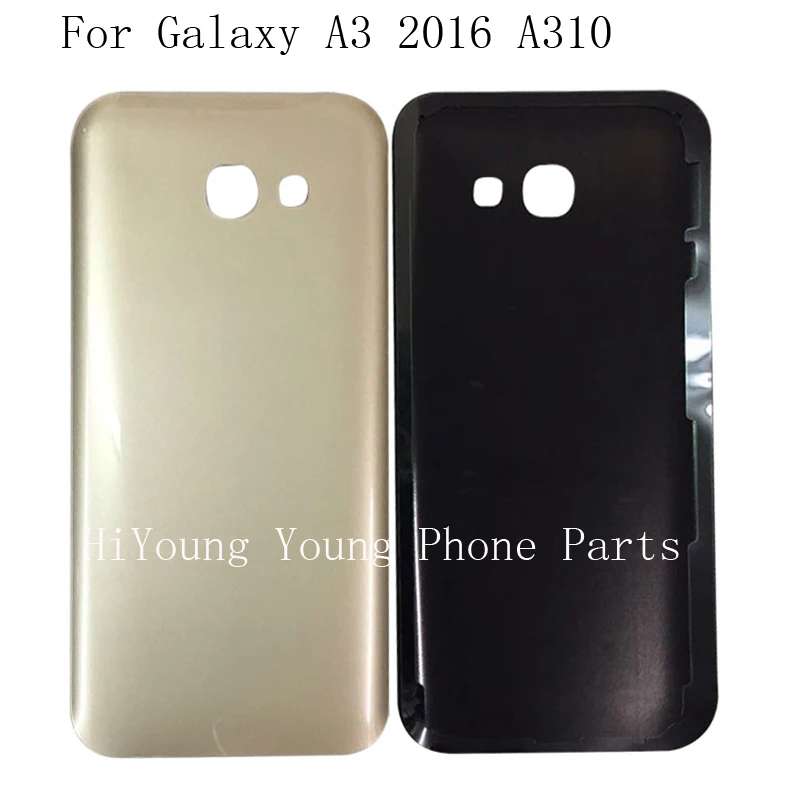 Черный белый цвет золото для Galaxy A3 A310 2016 A5 A510 A7 A710 назад Батарея крышка Дверь