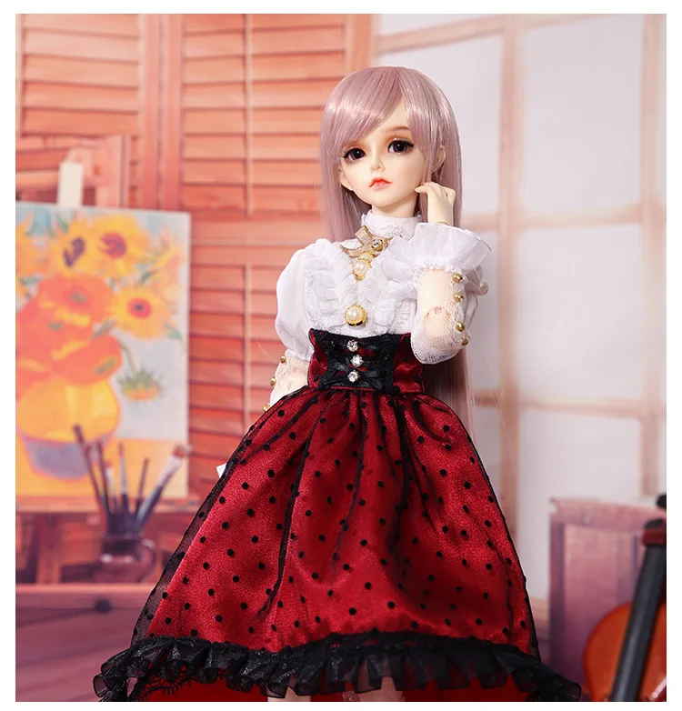 BJD Кукла Одежда 1/4 милое платье Кукла Одежда FL Fairyline для Minifee Rendia девушка тело кукла аксессуары Fairyland luodoll