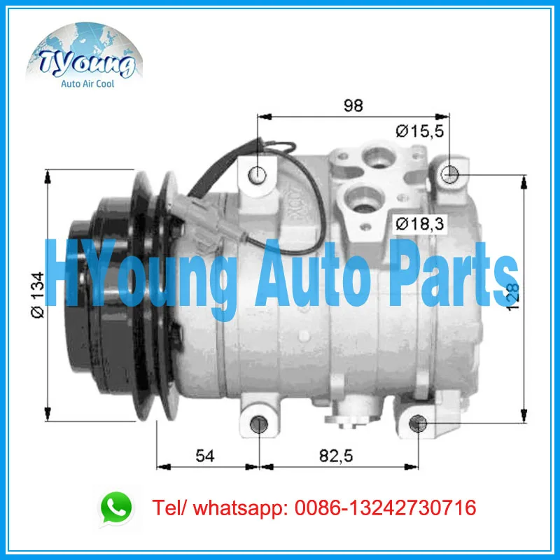 

Auto a/c compressor for MITSUBISHI MONTERO PAJERO OE MR568289 MR500876 MR500877