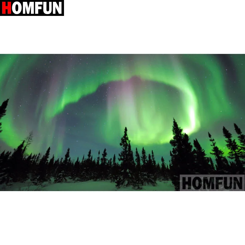 Картина для алмазной вышивки HOMFUN A17274 алмазная вышивка сделай сам полностью