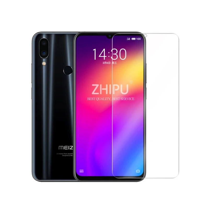 2 шт закаленное стекло для Meizu Note 9 Защитное экрана 2.5D H Премиум Закаленное