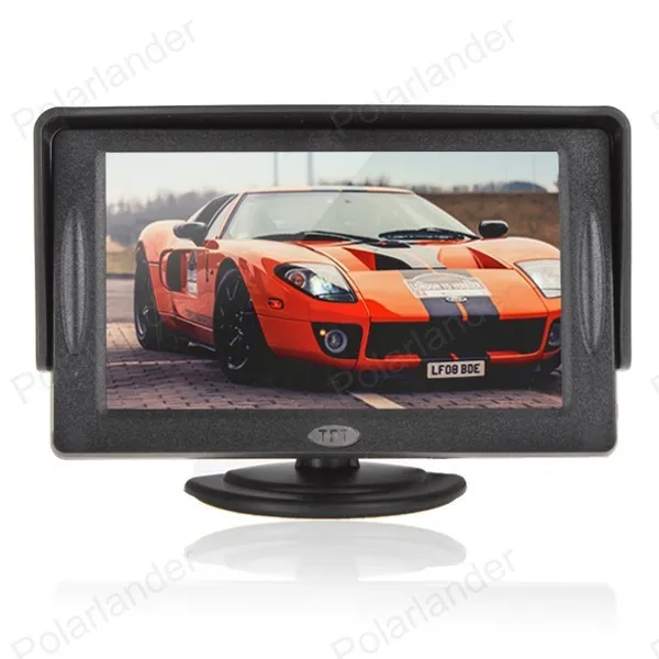TFT LCD монитор заднего вида 4 3 дюйма Карманный 8 led камера Автомобильный видео