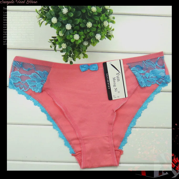 watermelon red Высококачественные женские трусики bragas, женское нижнее белье, стринги из хлопка, кружевное комфортное нижнее белье, женские сексуальные трусы - Цвет: watermelon red