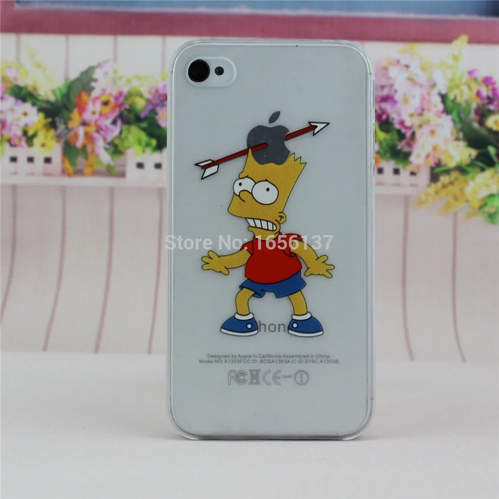 Чехлы для Apple iphone 4S 4 чехол iPhone4S/4 Белоснежка Анна Русалка Ариэль Золушка девочек 1