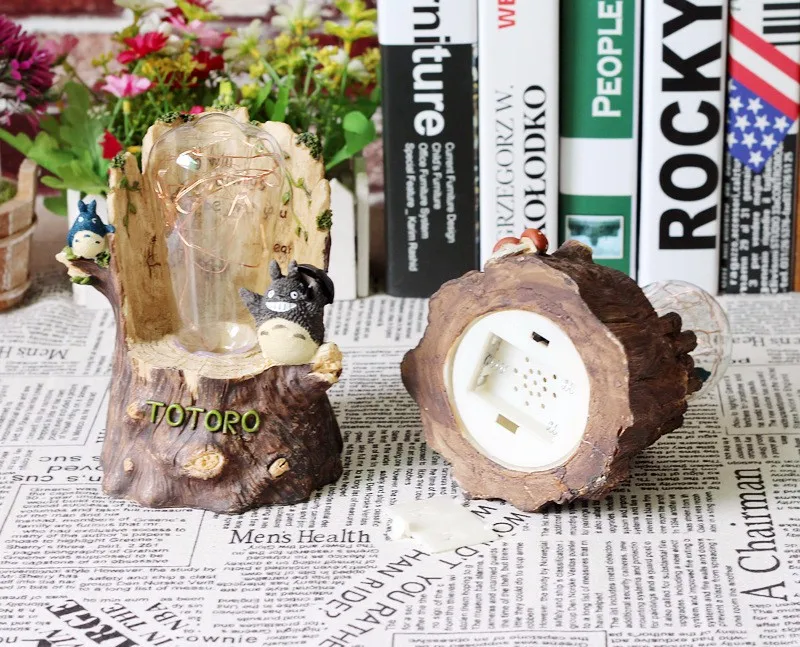 Светодиодный ночной Светильник TOTORO Studio Ghibli Мой сосед Тоторо Хаяо Миядзаки ПВХ фигурка Коллекционная модель игрушки куклы Подарки