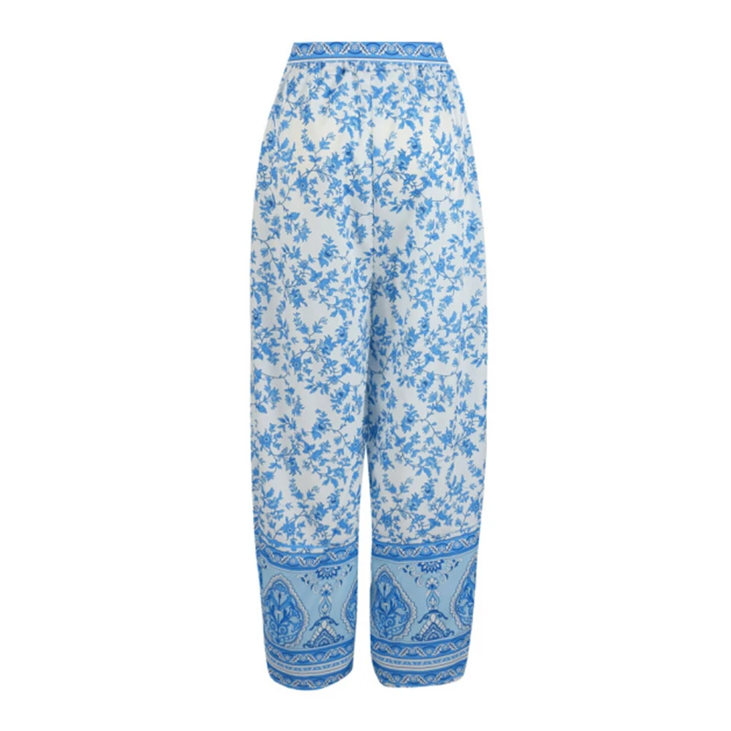 Женский комплект одежды из 2 предметов короткий топ без рукавов длинные штаны с