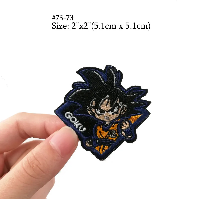 Драконий жемчуг Сон Гоку шорты Piccolo Namekian ball King Piccolo логотип нашивки для одежды одежда ТВ фильм костюм с вышивкой - Цвет: Медь
