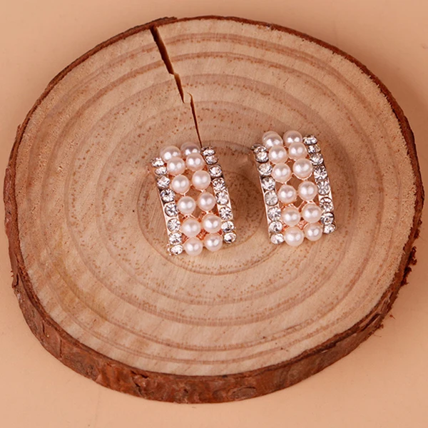 Новинка стразы в форме дуги с жемчугом аксессуары для украшения сделай сам HZ117 60