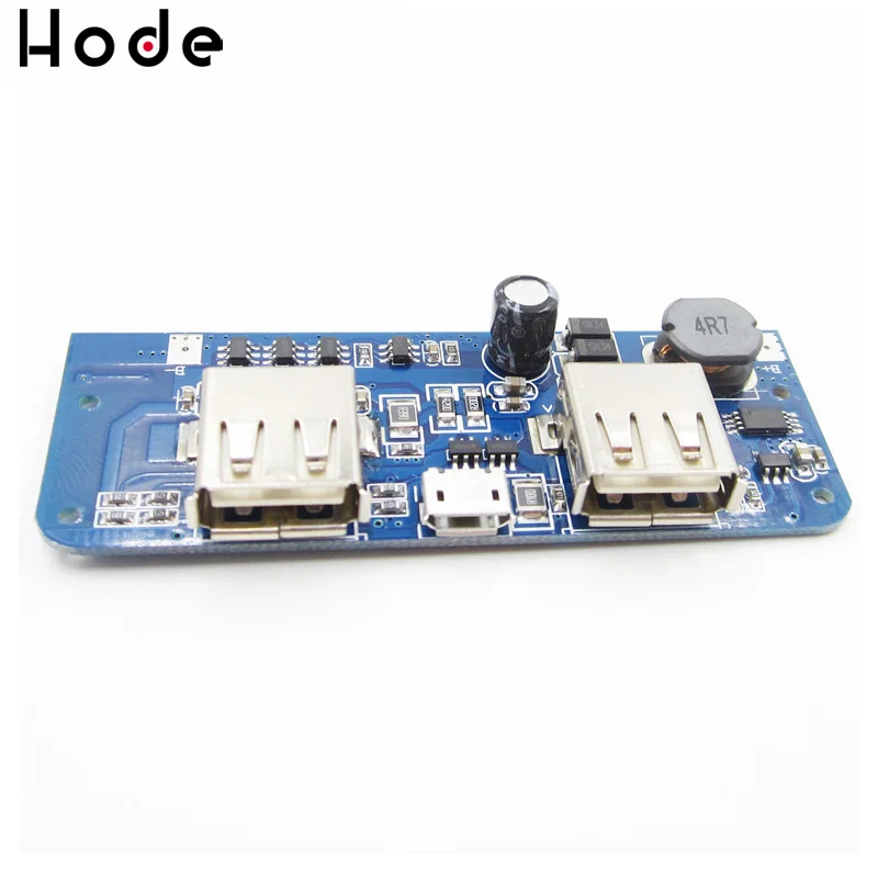 18650 Двойной Micro USB 3 7 в до 5 В 2A повышающий Мобильный Внешний аккумулятор DIY зарядное