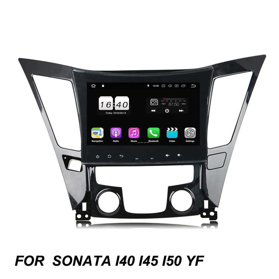 9 &quotTDA7851 Android 8 1 2 Гб ОЗУ 16 4 ядра для Hyundai SONATA 2011 2012 2013 автомобильный DVD плеер GPS карта