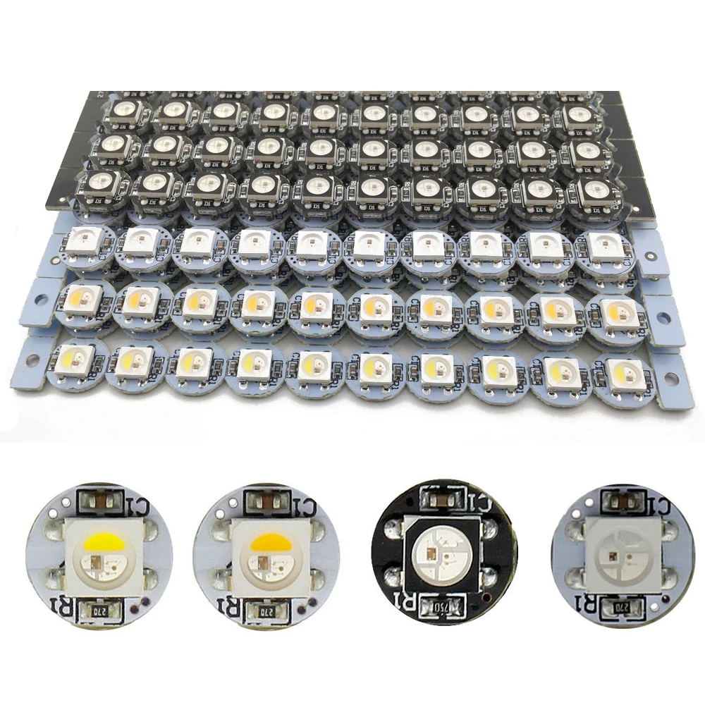 Светодиодный чип sk6812 WS2811 WS2812B и печатная плата радиатора 5050 RGB светильник IC WS2812