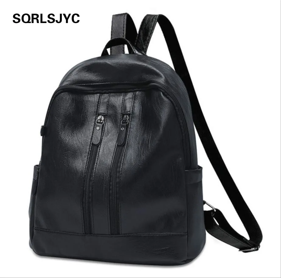 Женский рюкзак Feminina Mochila Escolar кожаный Mochilas Menina Realer рюкзаки в Корейском стиле