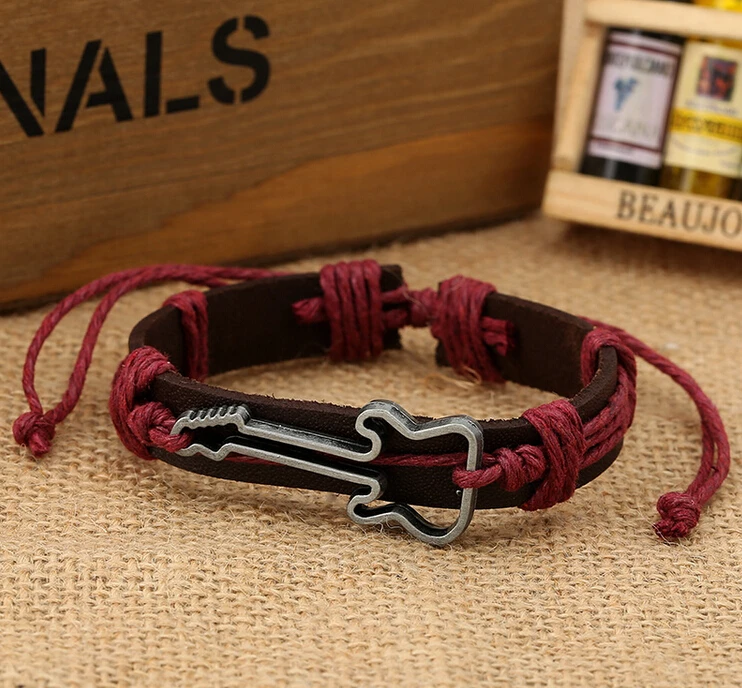 Дешевые регулируемые ювелирные изделия украшение браслетов браслеты гитара