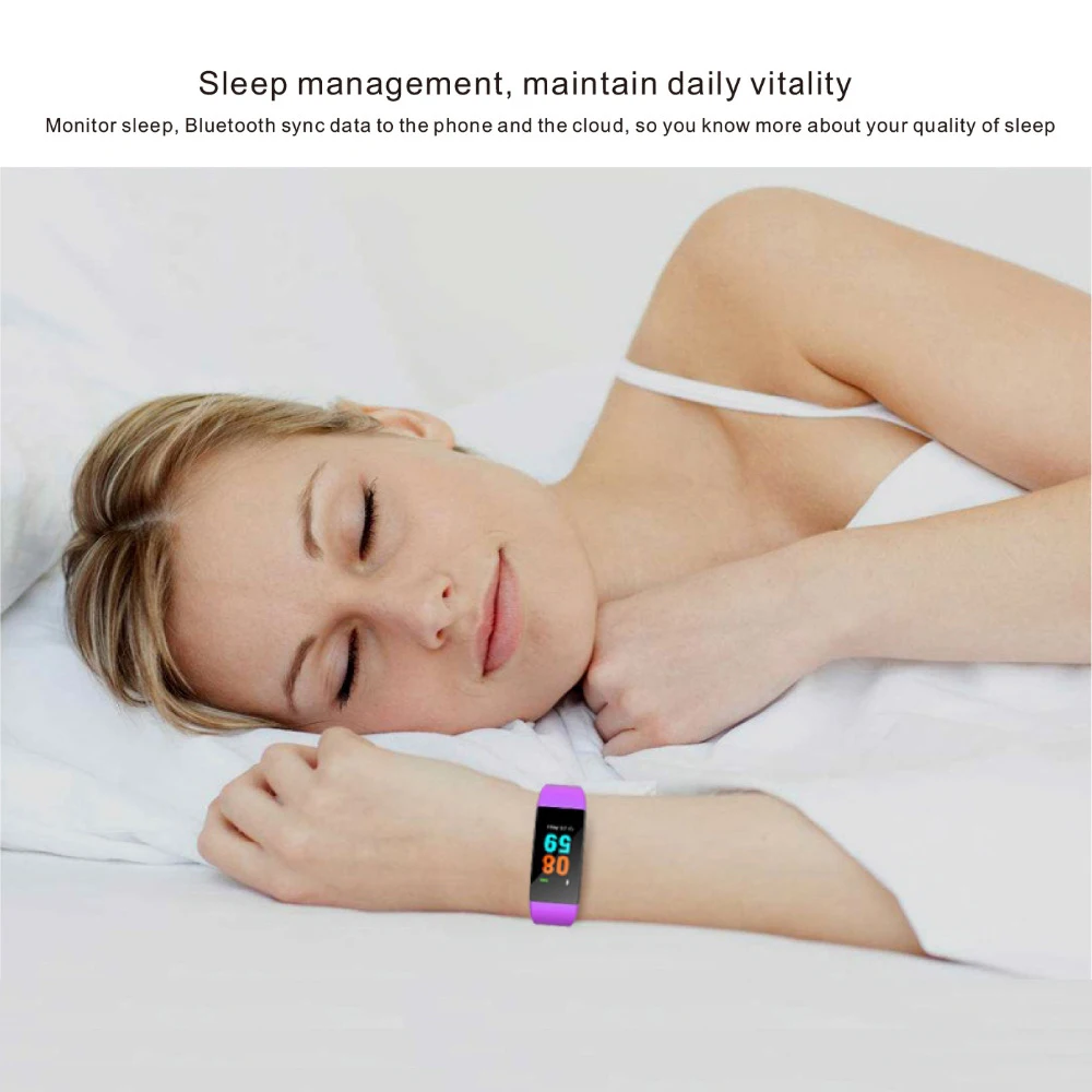 I9 умный Браслет Водонепроницаемый браслет Фитнес трекер крови Давление