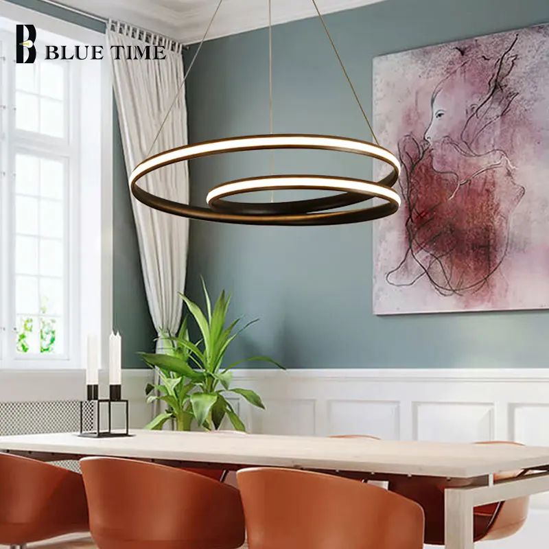 Подвесной светильник современный светодиодный потолочный для столовой гостиной