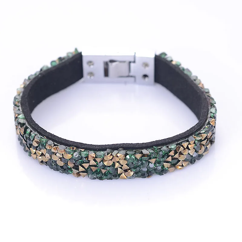 Кристальные браслеты браслет с пряжкой уникальный дизайн Blingbling кожаный и B51236|bangle