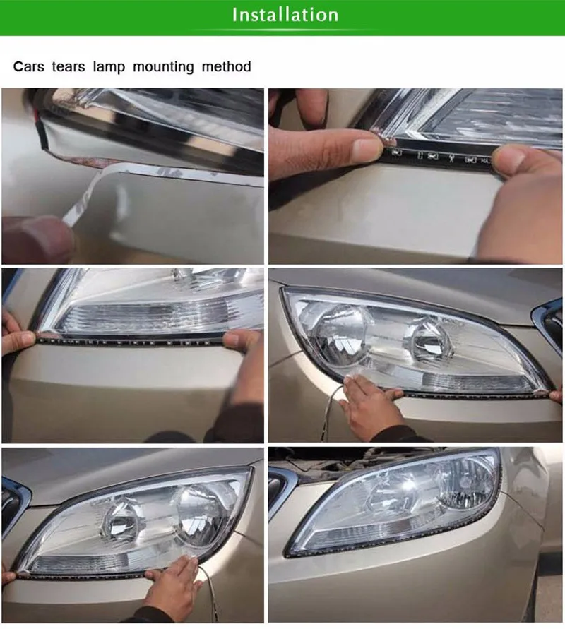 Новый универсальный Автомобильный авто декоративный гибкий светодиодный свет