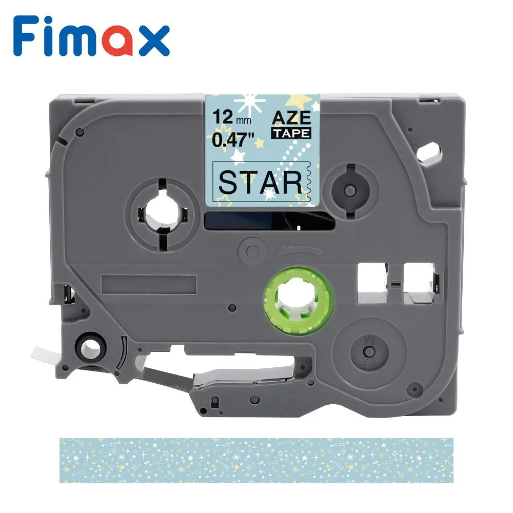 Star Background Fimax TZe-231 tze231 смешанный цвет Совместимость для Brother P-touch производители этикеток TZe231 Tze335 TZ431 Tze334 Tze431 Tze131 Tze631 - Цвет: Star Background