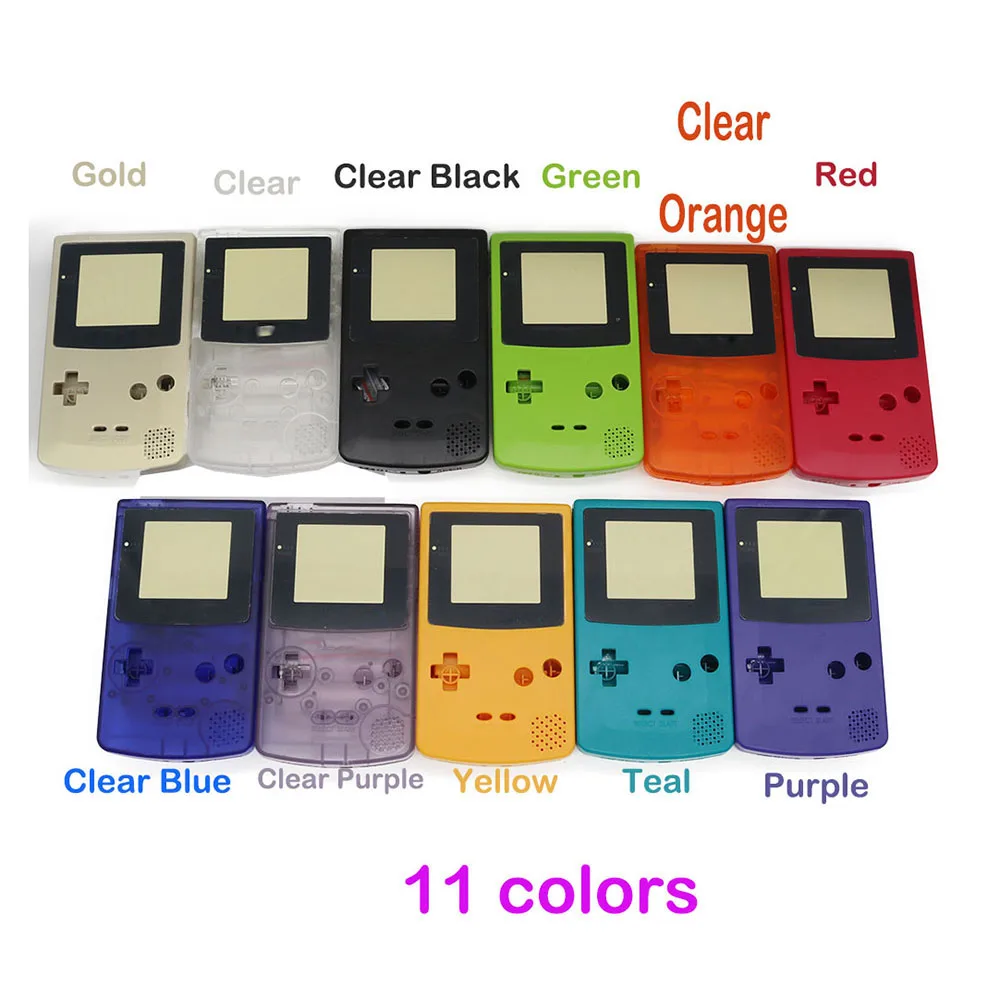 Полный корпус чехол для nintendo Game boy цвет GBC запасная часть корпуса