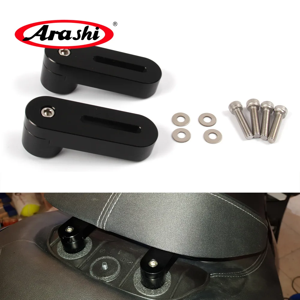 Arashi T-MAX 530 2012-2017 Черный регулятор сиденья для YAMAHA XP TMAX T Max Tmax530 Motorycycle 2012 2013 2014 2015 2016